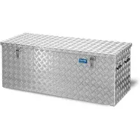 Alutec R 312, Aufbewahrungsbox, Aluminium, Rechteckig, Aluminium, Muster, Aluminium