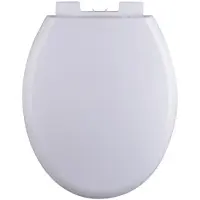 Eisl KS WC-Sitz, Weiß, mit Absenkautomatik und Schnellverschluss, Toilettendeckel, Klodeckel mit Absenkautomatik, Klodeckel