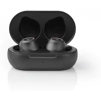 Nedis HPBT3050BK, Kabellos, 20 - 20000 Hz, Anrufe/Musik, 37,8 g, Kopfhörer, Schwarz, Gold