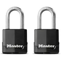 Masterlock 2-teiliges Vorhängschloss-Set M115EURTLF