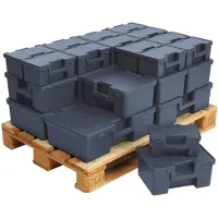 Raaco Solid 1, Schwarz, Polypropylen (PP), Staubresistent, Schockresistent, Wasserfest, 275 mm, 175 mm, 125 mm