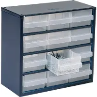 Raaco 612-02 Small parts container (W x H x D) 306 x 283 x 150 mm No. of compartments: 12 Content 1 pc(s)