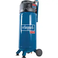 Scheppach Druckluft Kompressor stehend HC51V | 1500W | 10bar | 50L Kessel | Ansaugleistung 220 l/min | ölfrei/wartungsarm | 2x Schlauchkupplung