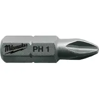 Milwaukee Punta PH2 x25mm - 25uds - S/Driving Bit PH 2 x 25mm - 25pcs