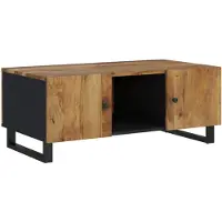 vidaXL Couchtisch 100x54x40 cm Massivholz Mango & Holzwerkstoff