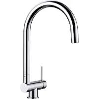 BLANCO CORESSA-F Hebel rechts, Messing galvanisch, chrom, Hochdruck, Standard, Chrom, Messing, Hebelgriffe, Einzelbild, Typ J