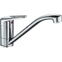 Franke Novara Plus, Standard, Chrom, Edelstahl, Hebelgriffe, Einzelbild, Keramik
