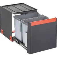 Franke SORTER CUBE 40, 2-fach inkl. Behälter 2 x 14 L,