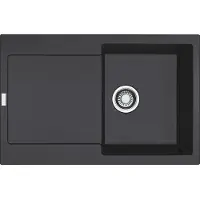 Franke Maris Einbauspüle Fragranitspüle MRG 611-78 Onyx Druckknopf Edelstahl ab 45 cm 114.0477.485 - inkl.