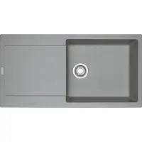 Franke Maris Einbauspüle Fragranitspüle MRG 611-97 XL Steingrau Druckknopf Edelstahl ab 60 cm 114.0477.372 - inkl.