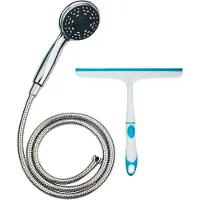 Schutte Handbrause-Set, Chrom, mit Abzieher