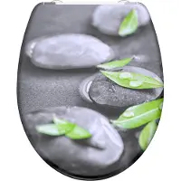 Schutte Duroplast WC-Sitz STONE, mit Absenkautomatik und Schnellverschluss