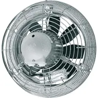 Maico MAI DZS 25/4 D Axial-Wandventilator, Stahlwandring, Wechselstrom, DN250