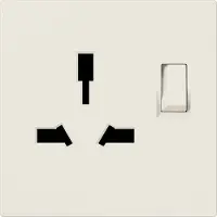 JUNG Steckdose 1f cws glz LS UP m.BS ZP BS LS4171GISW