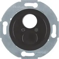 Berker 450821, Schwarz, Metall, Kunststoff, konventionell, , Glänzend, 1930/Glas/Palazzo