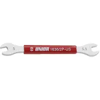 Unior Double Sided Spoke Wrench 5/5.5 Mm Durchsichtig