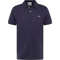 Gant Poloshirt "Poloshirt Slim Shield Pique Polo 1er Pack", Herren, Gr. 4XL, blau, Obermaterial: 100% Baumwolle CO., Shirts Poloshirt
