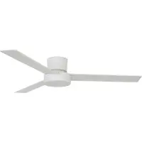 BAYSIDE Weißer Designer-Deckenventilator Lagoon Ø 132cm IP55