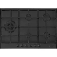 Smeg Px375lmb 75 Cm Gasglasplatte 5 Brennern