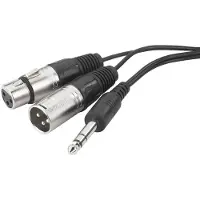 Monacor MCI-363X Insert kabler 6.3mm/XLR 3m
