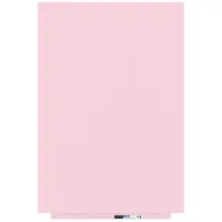 Rocada Whiteboard Skincolor, lackierte Oberfläche, magnetisch, Wandmontage, 750 x 1150 mm, rosa