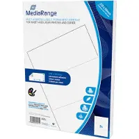 MediaRange MRINK142 Dauerhaft Weiss 150Stück(e) selbstklebendes Etikett