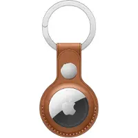 Apple Leather Key Ring für AirTag - Saddle Brown