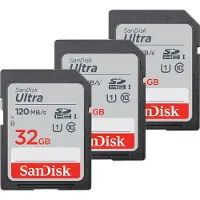 SanDisk Ultra SDHC UHS-I Speicherkarte 32 GB 3er-Pack