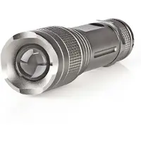 Nedis LED-Taschenlampe, Premium, 330lm - silber