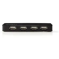 Nedis Uhubu2730bk Usb-hub Usb-a M-usb-a W 7-port Usb 2.0 Mit Stromversorgung