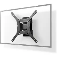 Nedis Vollbewegliche-TV-Wandhalterung - 10 - 32 " - maximal unterstützes Bildschirmgewicht: 30 kg - kippbar - drehbar - Minimaler Wandabstand: 68 mm - Maximaler Wandabstand: 68 mm - 1 Drehpunkt(e)