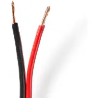 Nedis Lautsprecherkabel Cabr2500bk1000 2x 2.5 Mm 100 M