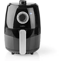 Nedis Heißluft Friteuse - Timer: 0.5 h - Analog - Aluminium / Schwarz