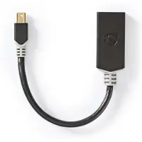 Nedis Mini Displayport-Kabel DisplayPort 1.4 Mini DisplayPort Stecker HDMIT Ausgang 48 Gbps Vergolde