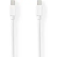 Nedis Mini Displayport-Kabel - DisplayPort 1.4 - Mini DisplayPort Stecker - Mini DisplayPort Stecker - 48 Gbps - Vernickelt - 2.00 m - Rund - PVC - Weiss - Blister