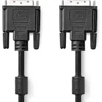 Nedis Dvi-kabel Dvi-d 24+1 Pin Stecker Auf Stecker 2560x1600 Vernickelt Gerade Pvc 10 M