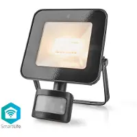 Nedis SmartLife WLAN LED Strahler mit Sensor - 20W CCT dimmbar