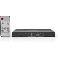 Nedis Hdmi-audio-extraktor 2xhdmi Eingang Zu Hdmi Toslink 2xrca Ausgang 4k Metall 3.5 Mm 60hz