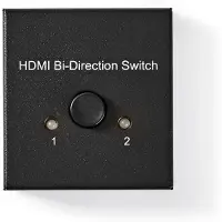 Nedis HDMI T Schalter 3-Port Port(s) 1x HDMIT Eingang / 2X HDMIT Eingang 1x HDMIT Ausgang / 2X HDMIT