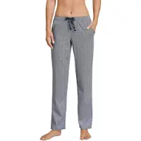 Schiesser Damen Mix & Relax Webhose Lang' Schlafanzughose, Blau (Nachtblau 804), 36