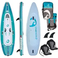 Spinera SupKayak 12.0 iSUP aufblasbar SupKajak- Surfboard Stand Up Paddle