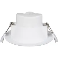 PRIOS LED-Einbaulampe Rida, 3er-Set, weiß, 15 cm, CCT, IP44 Rida , dimmbar, weiß / opal, für Badezimmer, Aluminium, Modern