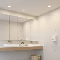 PRIOS LED-Einbaulampe Cadance, weiß, 17 cm, 10er-Set, CCT Cadance , dimmbar, weiß / opal, für Badezimmer, Aluminium, Modern