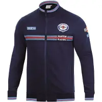 Sparco Navy Blue Sparco Martini Racing Hoodie XS