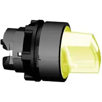 Schneider Electric Leuchtwahlschalter, Frontelement, Harmony XB5, Kunststoff, 22mm, orange, für universelle LED, 3 Stellungen, rastend ZB5AK1553