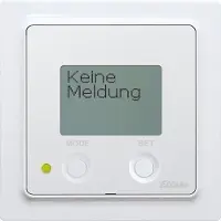 Eltako 30000727 Funk-Alarm-Controller 55x55mm mit Display, reinweiß glänzend FAC55D/230V-wg