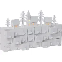 Eglo YULETIDE Dekoration zum Aufstellen - L37,5 x B7,5 x H22,5 cm - weiß - IP20