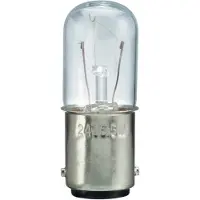 Schneider Electric DL1BLG Glühlampe, transparent f. Befehls. u. Meldegeräte, BA 15d, 120V 10 W - 10 Stück