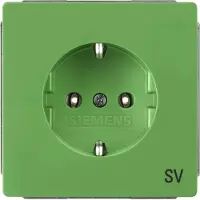 Siemens Steckdose 1f gn glz DELTAstyle UP m.BS 5UB1815