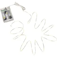 Konstsmide Amber LED Lightset, Leichte Dekorationskette, Messing, Metall, Kunststoff, Universal, IP20, 6 h